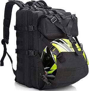 YOUNGOA Motorcycle Helmet Backpack-Best For High Capacity